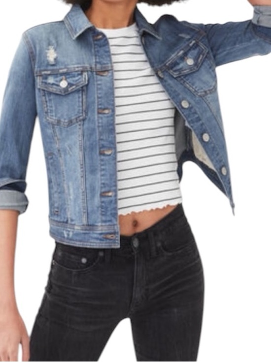 Old Navy Jackets & Blazers - Old Navy Washed Light Blue Denim Jacket